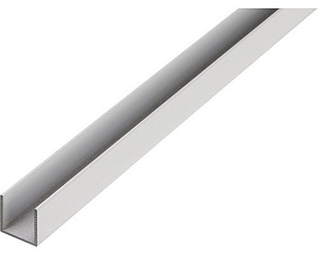Profile aluminiu - PROFIL U ALUMINIU, 25X25X2MM, 6 M
