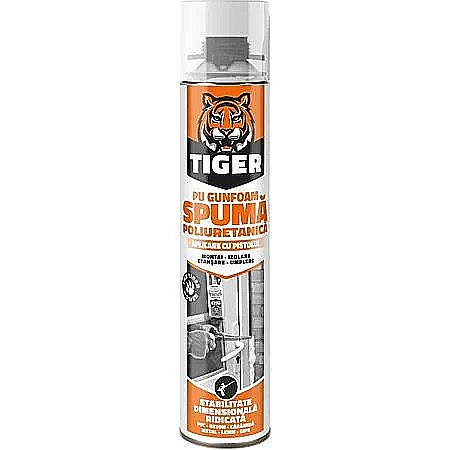 Spume poliuretanice - SPUMA POLIURETANICA, PISTOL, 700ML, PTIG,  TIGER
