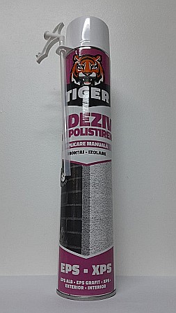 Materiale de constructii - SPUMA MANUALA POLISTIREN, 650ML, PU172112390, TIGER