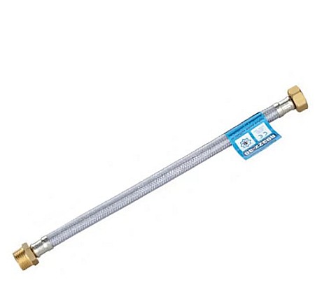 Obiecte sanitare - RACORD FLEXIBIL INOX 1/2'', 60 CM, EVERLINE