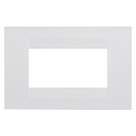 Electrice - RAMA CHORUS GEO, GW16404TB, 4 MODULE, ALBA, PENTRU PRIZA / INTRERUPATOR, GEWISS
