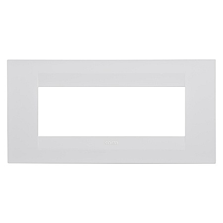 Electrice - RAMA CHORUS GEO, GW16406TB, 6 MODULE, ALBA, PENTRU PRIZA / INTRERUPATOR, GEWISS