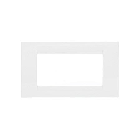 Electrice - RAMA SYSTEM VIRNA, GW22104, 4 MODULE, ALBA, PENTRU PRIZA, INTRERUPATOR, GEWISS