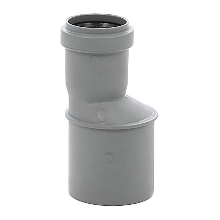 Ramificatii din PVC - REDUCTIE PVC CU INEL, GRI, D 40X32MM, SCURTA