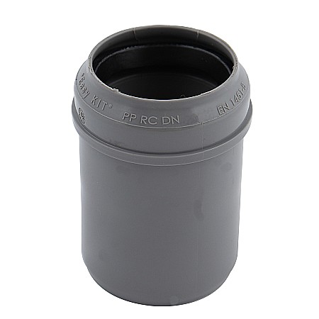 Ramificatii din PVC - REDUCTIE PVC CU INEL, GRI, D 50X40MM, SCURTA