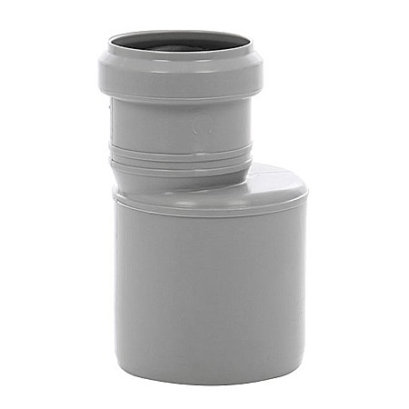 Ramificatii din PP - REDUCTIE PVC CU INEL, GRI, D 75 X 50 MM