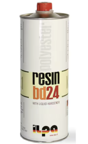 Rasini - Rășină poliesterică transparentă pentru lipire și întărire piatră naturală, BD24, 1kg, Ilpa