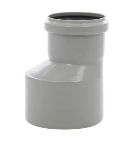 Ramificatii din PVC - REDUCTIE PVC CU INEL, GRI, D 110X75MM