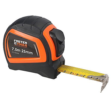 RULETA LUX,10MX25MM, EGA-FT1507, FASTER TOOLS [1]