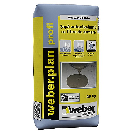 SAPA AUTONIVELANTA, PLAN PROFI, 25KG, WEBER [1]