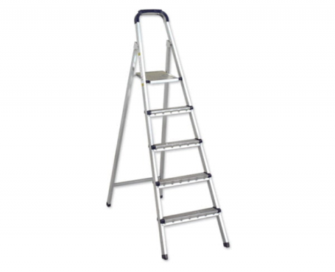Scule si unelte - Scara aluminiu 4+1  Zilan