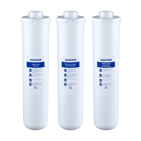 Obiecte sanitare - Set 3 cartuse slim 10, Kristal