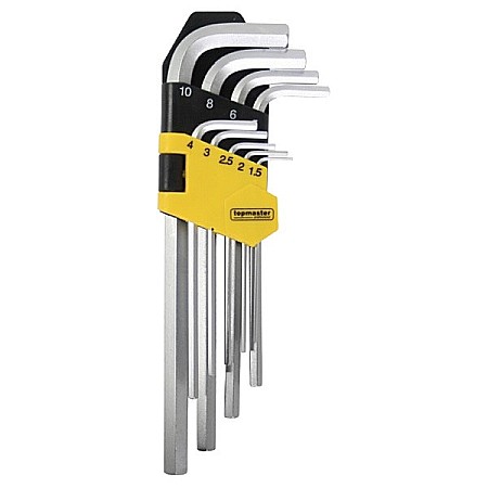 Chei - SET 9 CHEI IMBUS, HEXAGONALE, 1.5-10MM, TOPMASTER