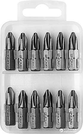 Scule si unelte - SET BITI, 12 BUC, 25MM, GRONE