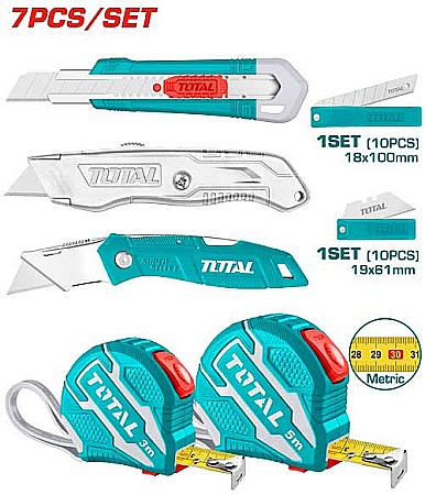 Scule si unelte - SET RULETA SI CUTTER, TOS23037, TOTAL