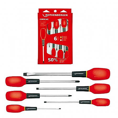 Scule si unelte - SET SURUBELNITE DREPTE/CRUCE, ROTHENBERGER