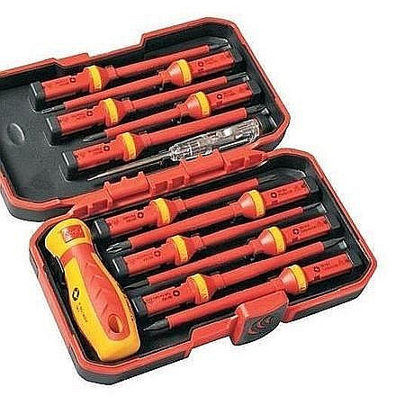Scule si unelte - SET SURUBELNITE ELECTRICIAN, SK-239562, 13 BUC, 1000V, STREND PRO VDE