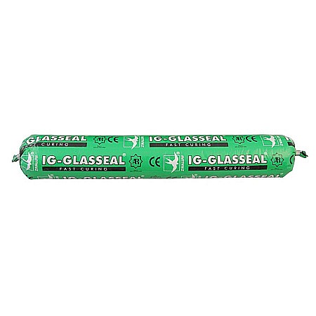 Silicon montaj si sigilant - SILICON NEUTRAL, IG-GLASSEAL, NEGRU, 600ML, DEN BRAVEN