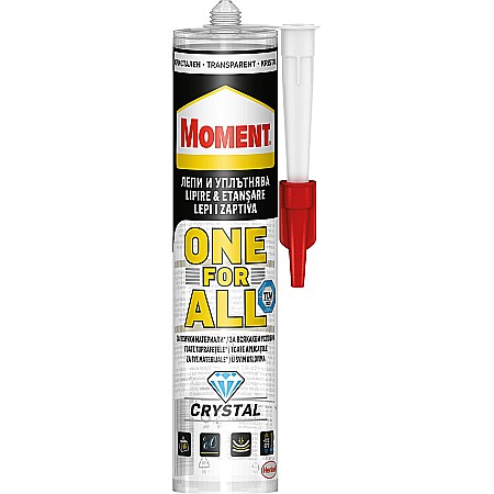 Amenajari pentru interior - SILICON, ONE FOR ALL, TRANSPARENT, 290ML, MOMENT