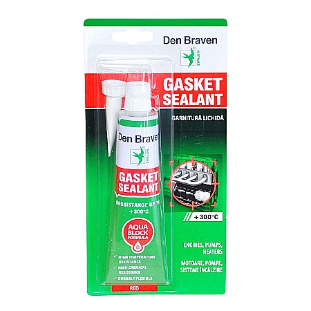 Amenajari pentru interior - SILICON REZISTENT LA TEMPERATURI INALTE, GASKET SEALANT, 80ML DEN BRAVEN