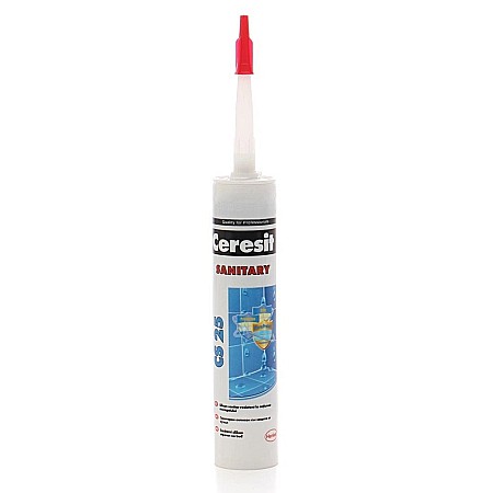 Amenajari pentru interior - SILICON SANITAR, 280ML, SILVER, CERESIT