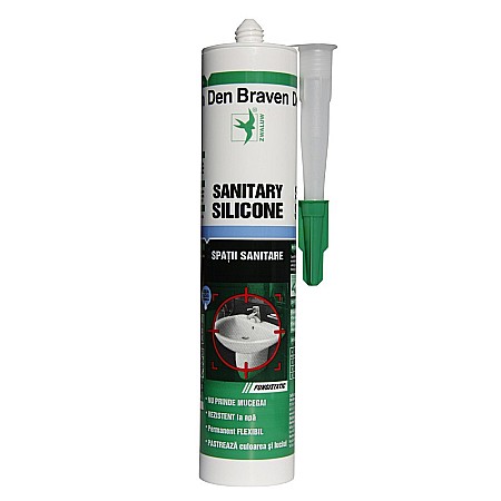 Amenajari pentru interior - SILICON SANITAR, TRANSPARENT, 280ML, DEN BRAVEN