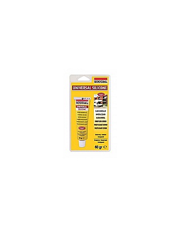 Amenajari pentru interior - SILICON UNIVERSAL, TRANSPARENT, 60GR, SOUDAL
