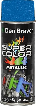 Altele - SPRAY EFECT METALLIC, ALBASTRU, 400ML, DEN BRAVEN