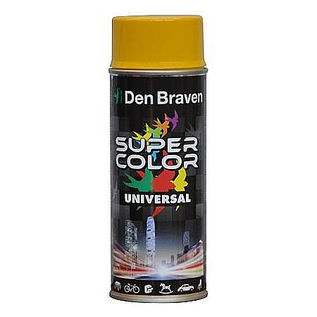 Altele - SPRAY, SUPER COLOR UNIVERSAL, GALBEN TRAFIC, RAL1023, 400ML, DEN BRAVEN