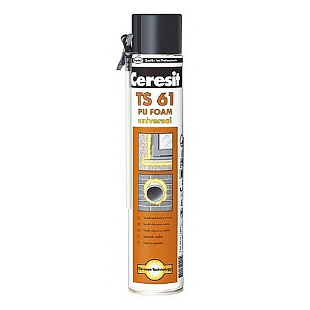 Spume poliuretanice - SPUMA POLIURETANICA, APLICARE MANUALA, TS61, 750ML, CERESIT
