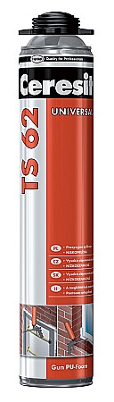 Spume poliuretanice - SPUMA POLIURETANICA, APLICARE PISTOL, TS62, 750ML, CERESIT