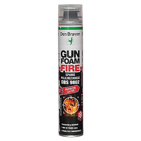 Spume poliuretanice - SPUMA POLIURETANICA, GUN FOAM FIRE, PENTRU PISTOL, DBS 9802, 700ML, DEN BRAVEN