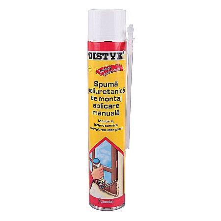 Spume poliuretanice - SPUMA POLIURETANICA MANUALA, 650ML, DISTYK