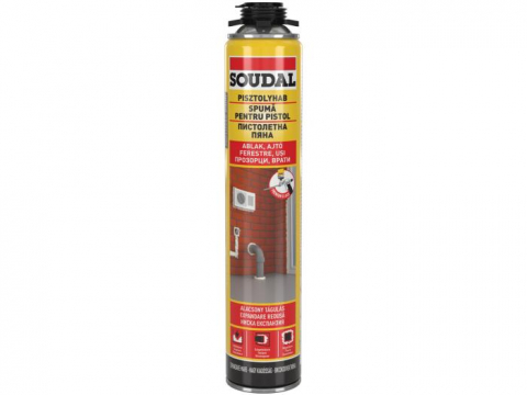 Spume poliuretanice - SPUMA POLIURETANICA PENTRU PISTOL , PROFIL, 750ML ,103537, SOUDAL