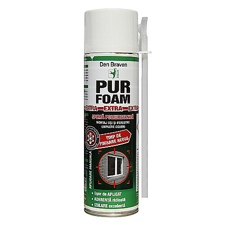 Spume poliuretanice - SPUMA POLIURETANICA, PUR FOAM, MANUAL, 500ML, DEN BRAVEN