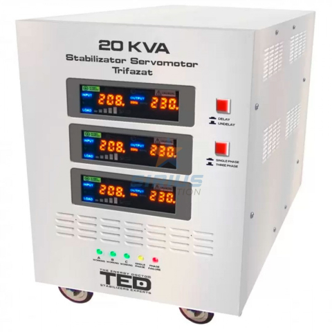 Stabilizatoare si UPS - STABILIZATOR DE TENSIUNE AUTOMAT, 500VA/300W, TED