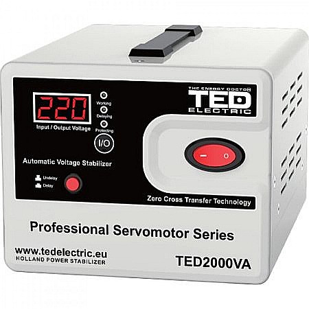 Obiecte sanitare - STABILIZATOR RETEA, TED2000SVC, 2000VA, SVC CU SERVOMOTOR, TED ELECTRIC