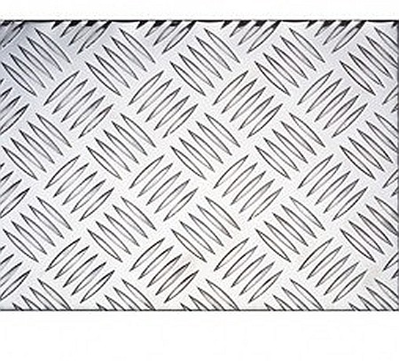 Tabla aluminiu striata - TABLA ALUMINIU STRIATA, GR 5MM, 1000X2000MM