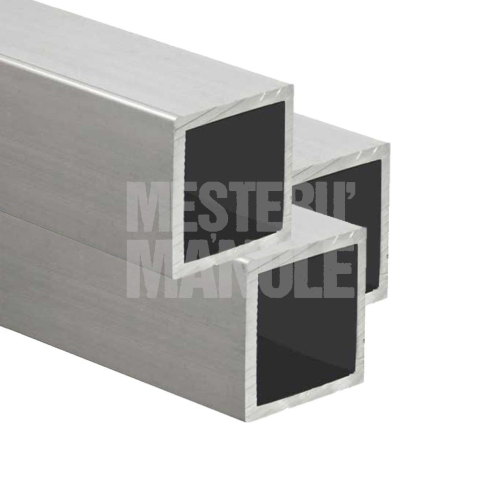 NextUp - TEAVA PATRATA ALUMINIU 50X50X2 6M