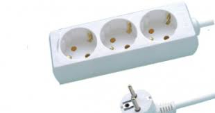 PRELUNGITOARE - TED000774 PRELUNGITOR 5M 3P 3X1.5 ALB GLOB