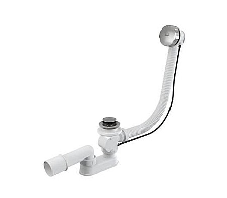 Accesori sanitare - VENTIL CADA AUTOMAT, A55K, METALIC CU SIFON SI PREAPLIN, CROMAT