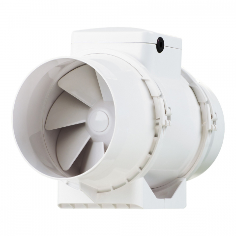 Obiecte sanitare - Ventilator axial de evaluare cu supapa de sens invers D125