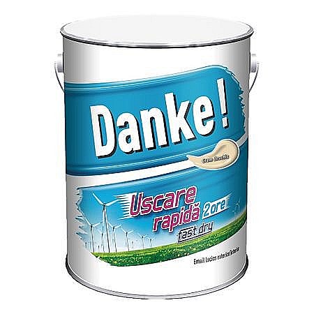 Vopsele pentru lemn si metal - VOPSEA ALCHIDICA PENTRU LEMN / METAL, EXTERIOR, CREM, 4L, DANKE