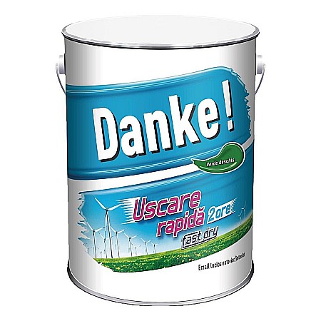 Vopsele pentru lemn si metal - VOPSEA ALCHIDICA PENTRU LEMN / METAL, EXTERIOR, VERDE DESCHIS, 4L, DANKE