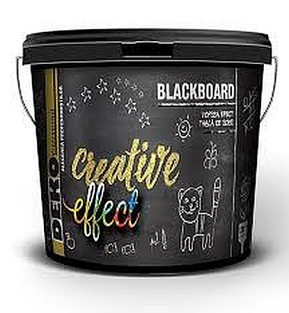 Amenajari pentru interior - VOPSEA EFECT TABLA DE SCRIS, INTERIOR, CREATIVE EFFECT, NEAGRA, 1.25L, DEKO