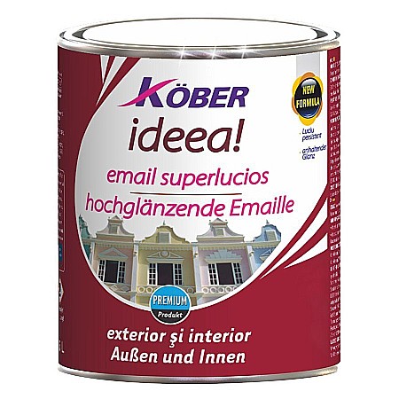 VOPSEA EMAIL SUPERLUCIOS, INTERIOR / EXTERIOR, IDEEA, BRUN ORANGE RAL8023, 0.75L, KOBER [1]