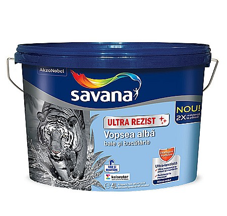 Amenajari pentru interior - VOPSEA LAVABILA, INTERIOR, ULTRA REZIST, 15L ,SAVANA