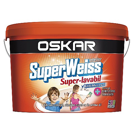 VOPSEA SUPERLAVABILA INTERIOR, ALBA, SUPERWEISS, 2.5L, OSKAR [1]