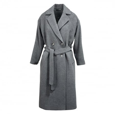 Femei - Palton elegant Emma24 - Femei, toamnă iarnă, model lung