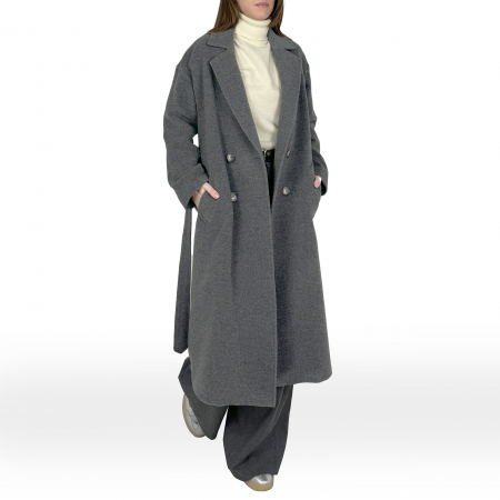 Palton elegant Emma24 - Femei, toamnă iarnă, model lung [2]